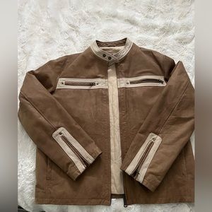 Men’s BKE (Buckle) Leather Jacket  Size L
